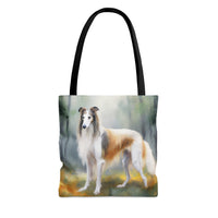 Majestic Borzoi 'Russian Wolfhound' Fine Art Painting Tote Bag