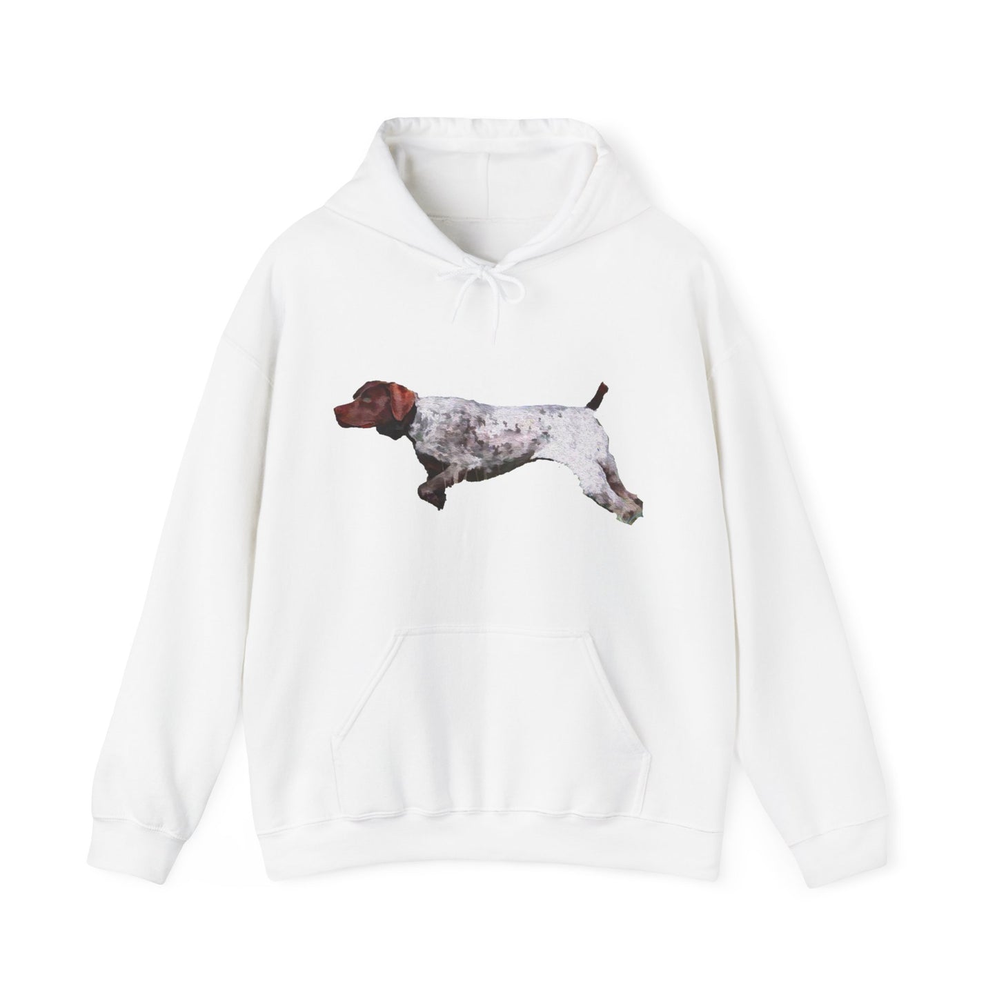 German Shorthaired Pointer 'On Point' Unisex 50/50 Hooded Sweatshirt