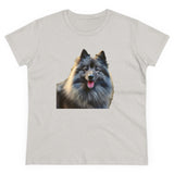 Keeshond  -  Women's Midweight Cotton Tee