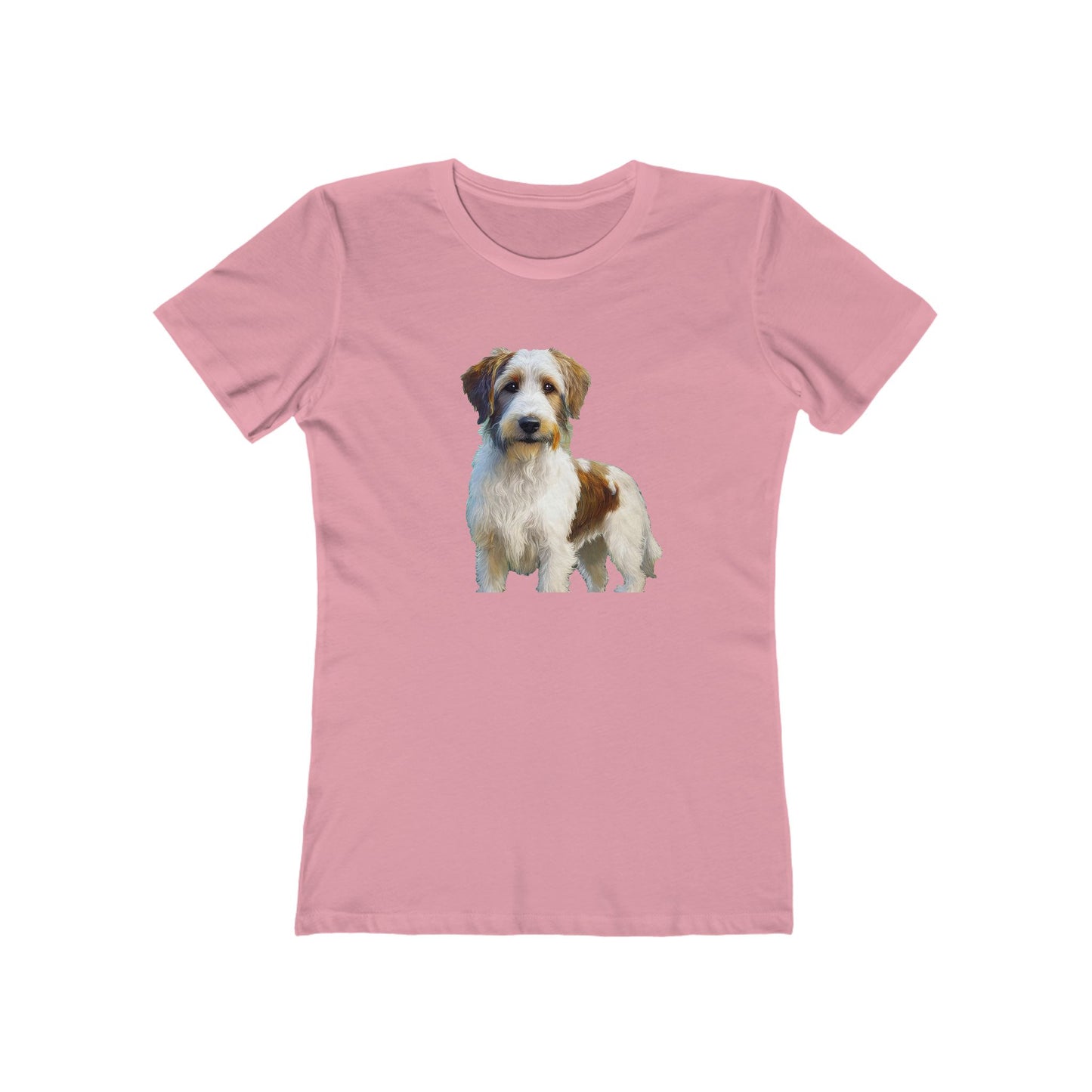 Kromfohrländer Women's Slim Fit Ringspun Cotton Tee