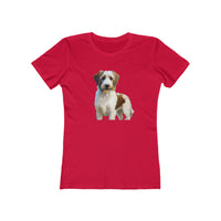 Kromfohrländer Women's Slim Fit Ringspun Cotton Tee