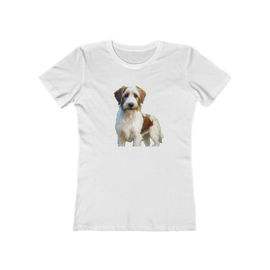 Kromfohrländer Women's Slim Fit Ringspun Cotton Tee