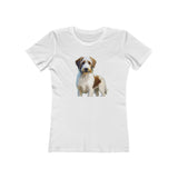 Kromfohrländer Women's Slim Fit Ringspun Cotton Tee