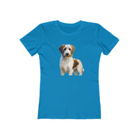 Kromfohrländer Women's Slim Fit Ringspun Cotton Tee