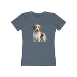 Kromfohrländer Women's Slim Fit Ringspun Cotton Tee