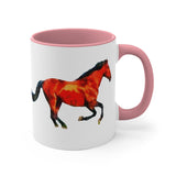 Horse 'Old Red' Accent Coffee Mug, 11oz