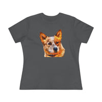 Red Heeler - Australian Cattle Dog Women's Relaxed Fit Cotton Tee