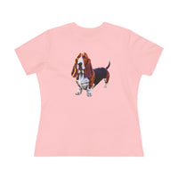 Basset Hound Women's Relaxed Fit Cotton Tee
