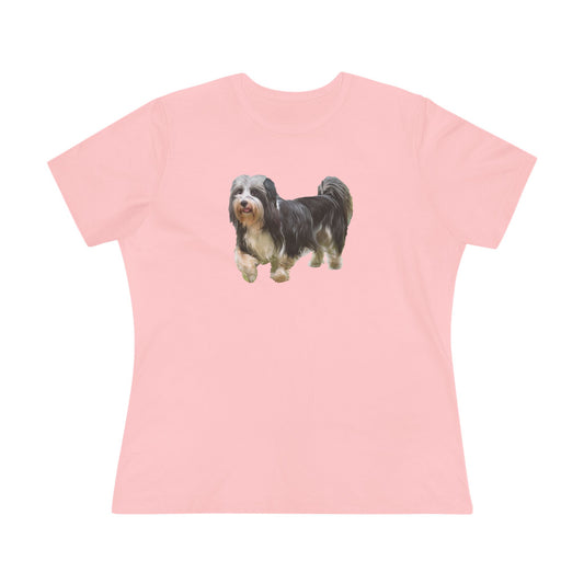 Lowchen Women's Relaxed Fit Cotton Tee