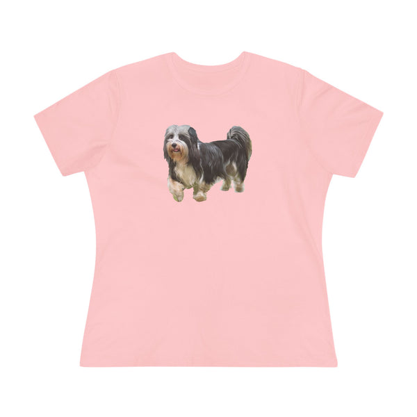 Lowchen Women's Relaxed Fit Cotton Tee