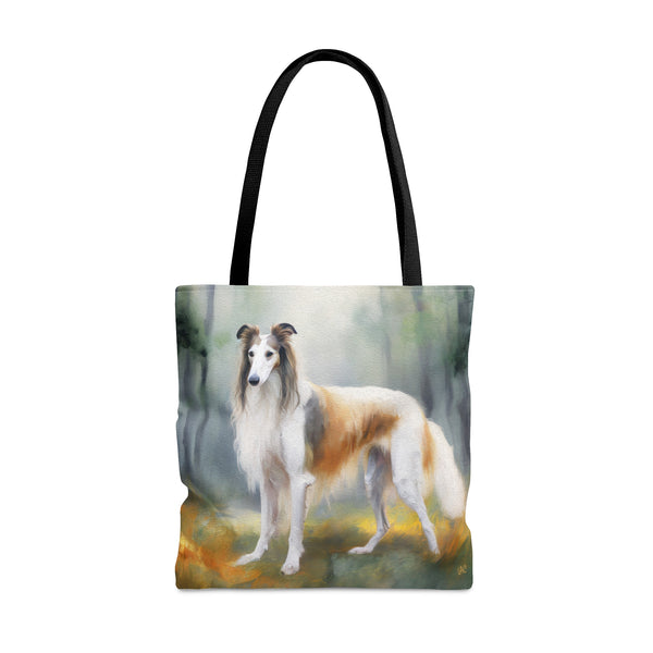 Borzoi 'Russian Wolfhound' Tote Bag