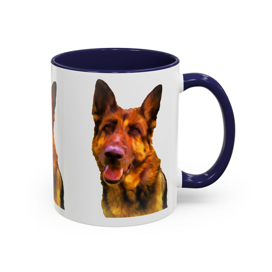 German Shepherd 'Bayli' Accent Coffee Mug - 11oz