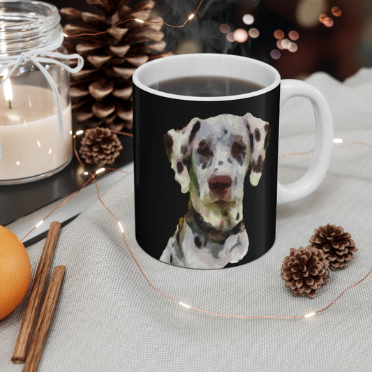 Dalmatian Impressionistic Ceramic Mug 11oz