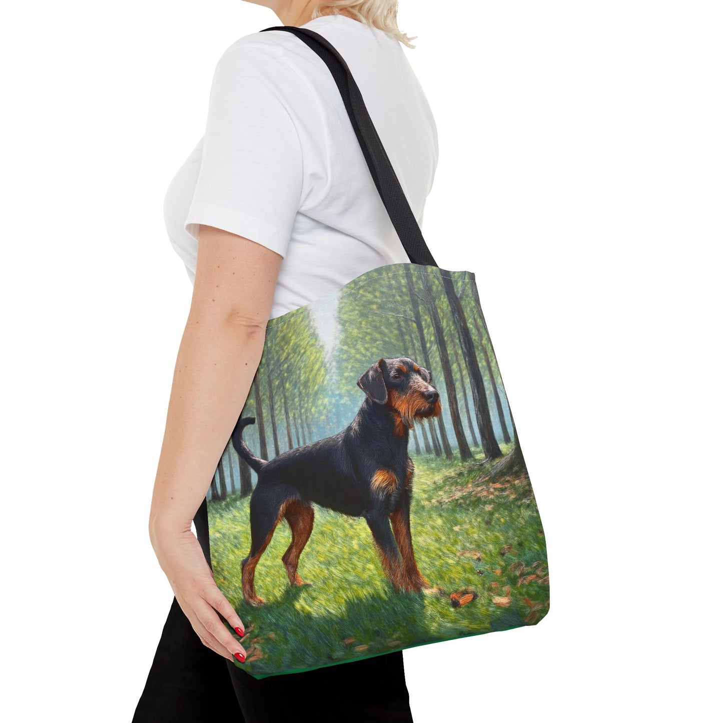 Jagdterrier Polyester Tote Bag: A Hunter's Companion