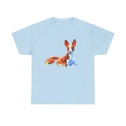 Classic Ibizan Hound Unisex Heavy Cotton Tee