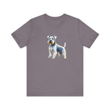 White Schnauzer Unisex Jersey Short Sleeve Tee