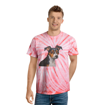 Teddy Roosevelt Terrier Tie-Dye Tee, Cyclone