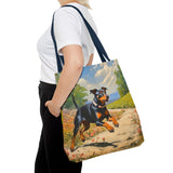 Manchester Terrier - Polyester Tote Bag (AOP)