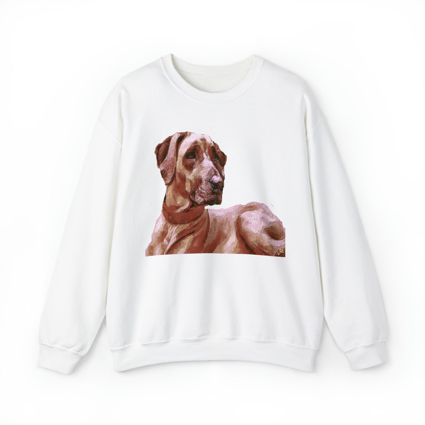 Rhodesian Ridgeback 'Thor' Unisex 50/50  Crewneck Sweatshirt