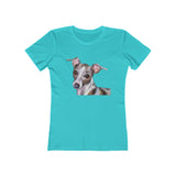 Italian Greyhound 'Lilly' -  Women's Slim Fit Ringspun Cotton T-Shirt