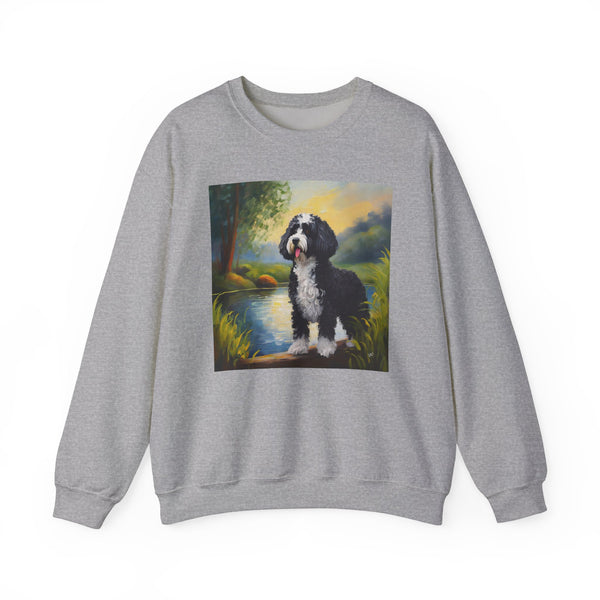 Portuguese Water Dog 50/50 Crewneck Sweatshirt