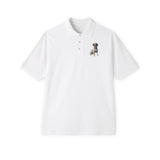 Braque du Bourbonnai - Men's Piqué Polo Shirt