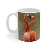 Flamingos 'Love Birds'   -  Ceramic Mug 11oz