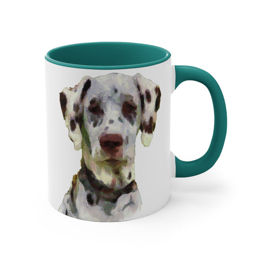 Dalmatian 'Impressionism' Accent Coffee Mug, 11oz