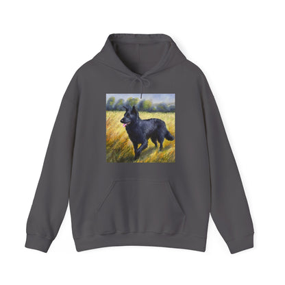 Mudi Unisex 50/50 Hooded Sweatshirt