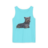 Skye Terrier Unisex Relaxed Fit Garment-Dyed Tank Top