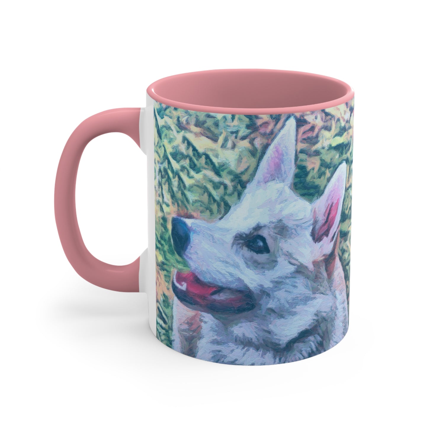 Norwegian Buhund Accent Coffee Mug, 11oz