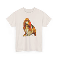 Basset Hound Unisex-Adult Heavy Cotton Tee