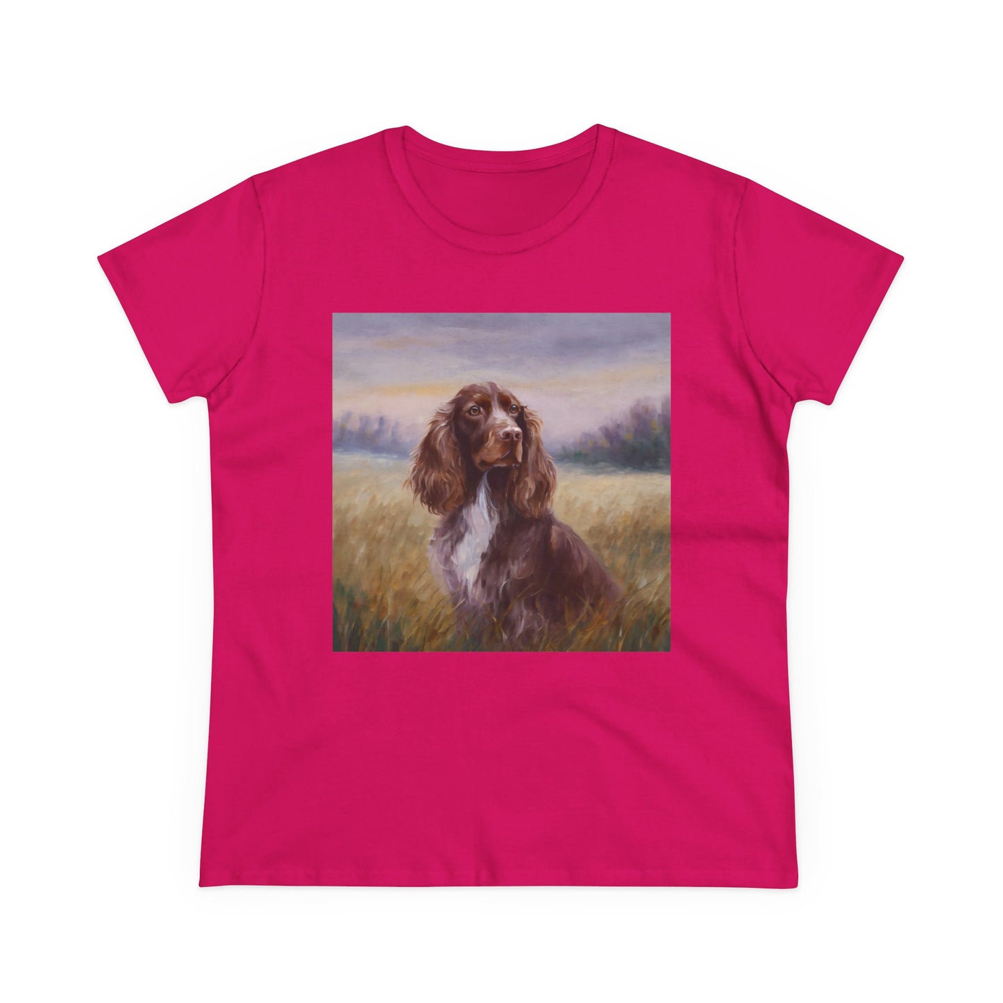 Field Spaniel Women's Midweight Cotton Tee
