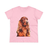 Irish Setter "Shamus" Women's Midweight Cotton Tee