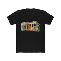 Parthenon - Ancient Greece - Men's FItted Cotton Crew Tee