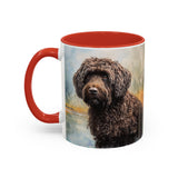 Barbet - Ceramic Accent Coffee Mug  - 2 Sizes