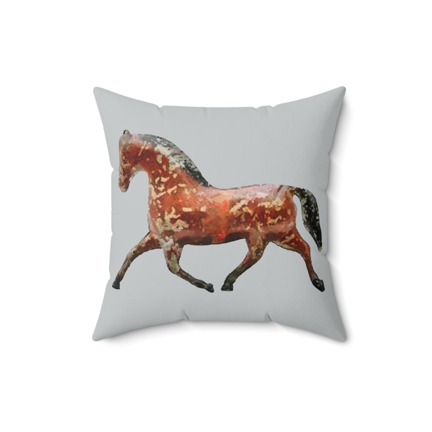 Tin Horse Spun Polyester Throw Pillow