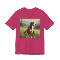 Greater Swiss Mountain Dog Unisex Jersey Short Sleeve Tee