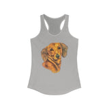 Dachshund 'Doxie #1'  Women's Racerback Tank