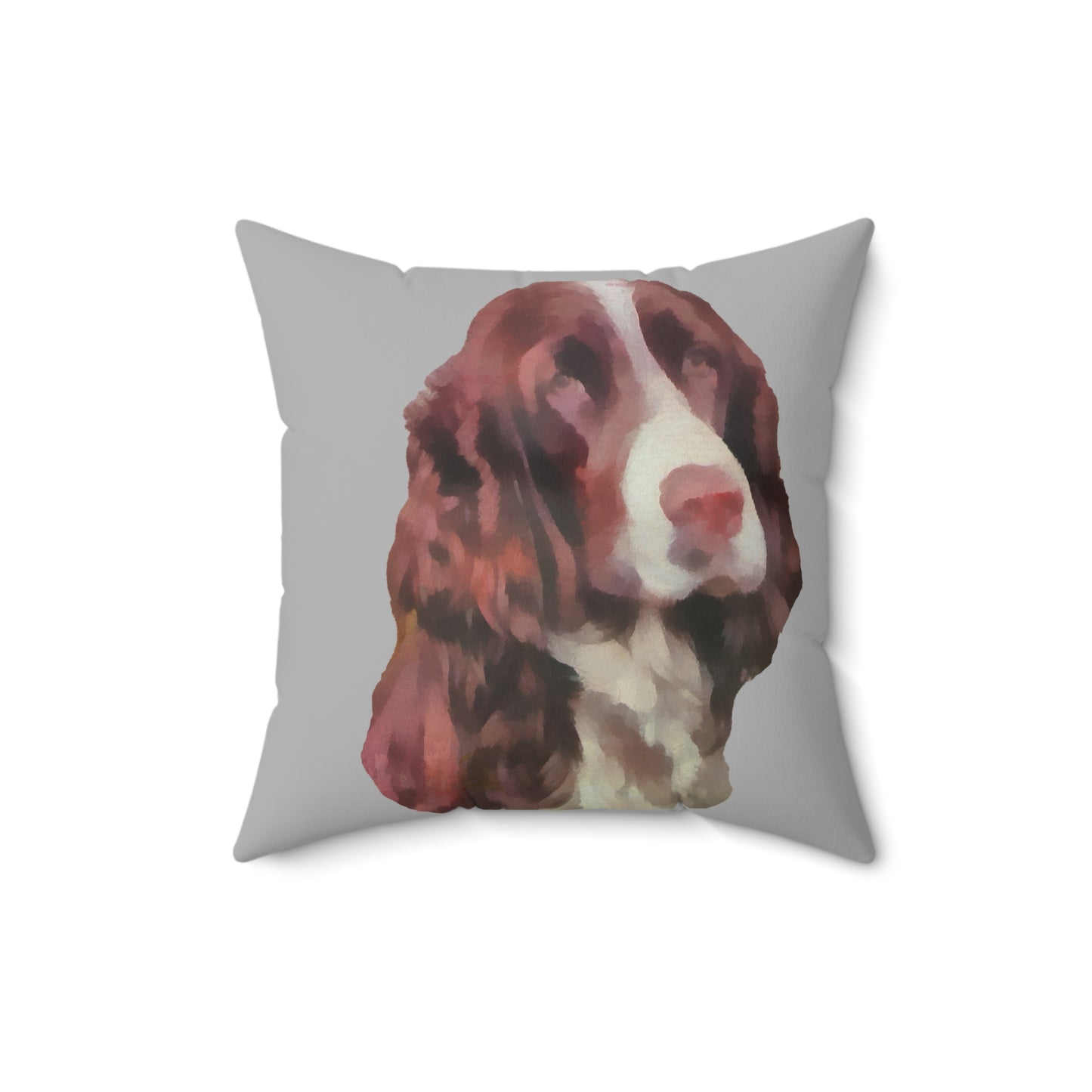 English Springer Spaniel - Spun Polyester Throw Pillow