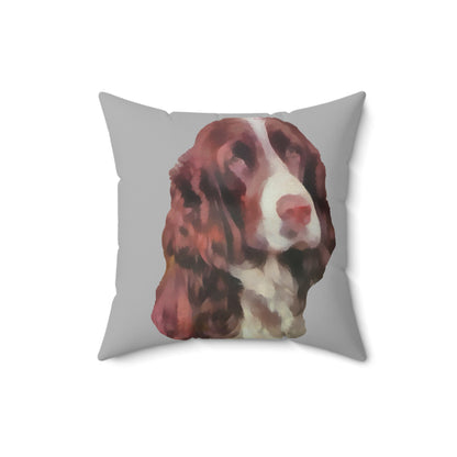 English Springer Spaniel - Spun Polyester Throw Pillow