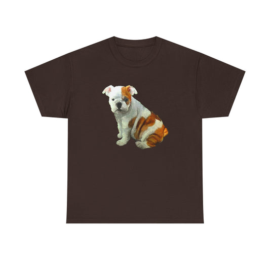 English Bulldog 'Bugsy' Unisex Heavy Cotton Tee