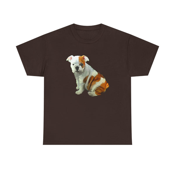 English Bulldog 'Bugsy' Unisex Heavy Cotton Tee