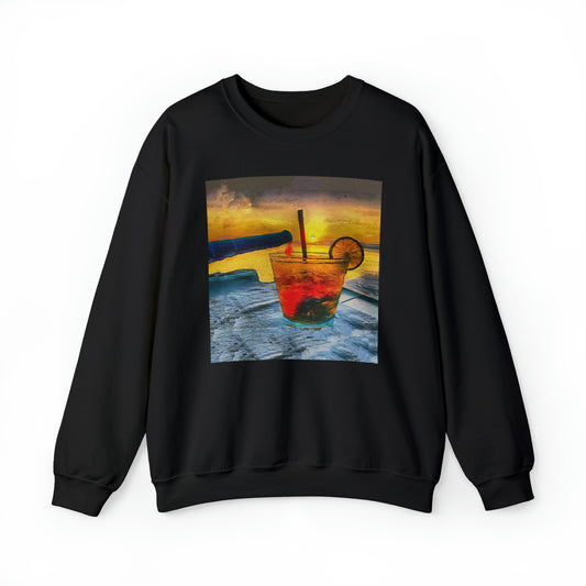 Happy Hour on Sifnos (Greece) Unisex 50/50 Crewneck Sweatshirt