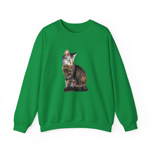 Cat 'Teris of Tinos' Unisex 50/50  Crewneck Sweatshirt