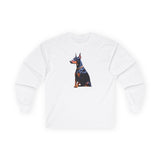 Doberman Pinscher - Unisex Classic Cotton Long Sleeve Tee