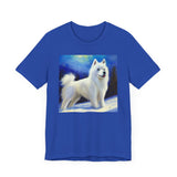 American Eskimo Dog Unisex Jersey Short Sleeve Tee