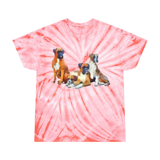 Boxer Quartet Unisex Cotton Tie-Dye Tee, Cyclone