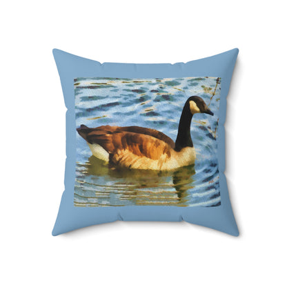 Canadian Goose Spun Polyester Throw Pillow