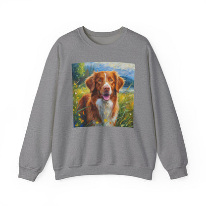 Dixie the Nova Scotia Duck Tolling Retriever 50/50 Crewneck Sweatshirt